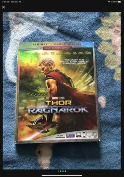 Thor Ragnarok Blue-Ray ONLY
