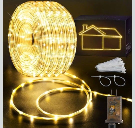 295 Ft 900 Warm White LED Rope Lights $60