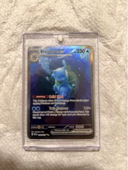 Blastoise ex sir 151