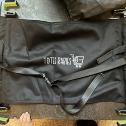 Totes Babies Universal Convertible Baby Car Seat Carrier Sling, Black