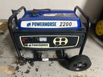 Powerhorse Portable Generator — 2,200 Surge Watts, 1,800 Rated Watts