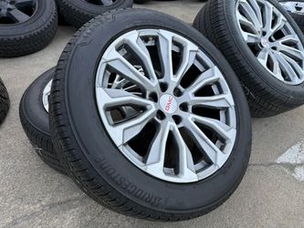 FREE DELIVERY OEM 22" GMC Yukon Sierra DENALI OEM wheels rims 14025 Bridgestone 275/50/22 99%