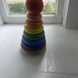 Montessori Wooden Ring Stacker