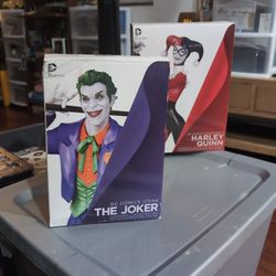 DC Collectibles Statues Joker And Harley Quinn Numbered Statues 