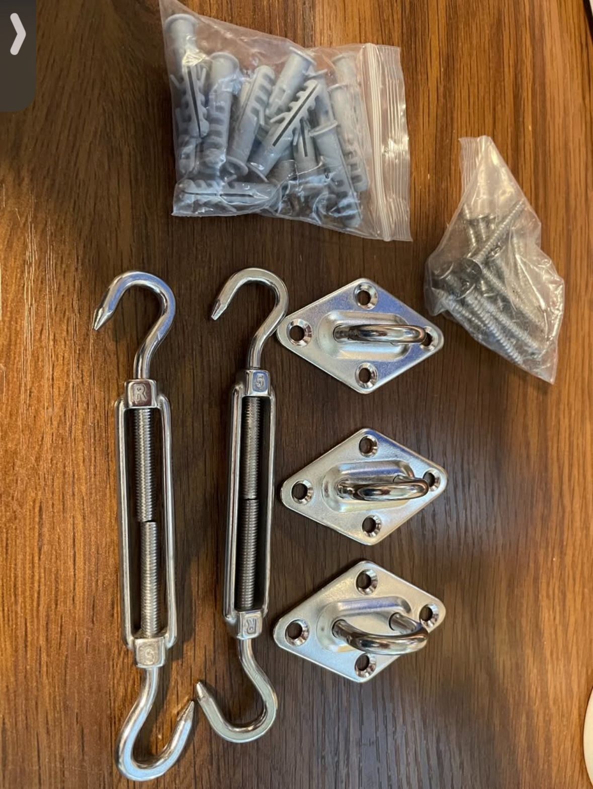 Awning Attachment Set Sail Fixing Accessories Sun Shade 