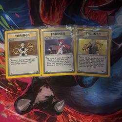 pokemon card vintage trainer lot 