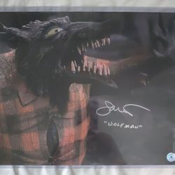 Nightmare Before Christmas Signed Wolfman11x14