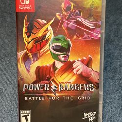 Nintendo Switch Power Rangers Battle For The Grid