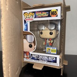 Funko Pop Marty Checking Watch
