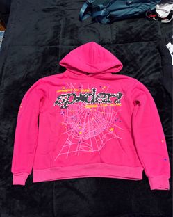 Sp5der Pink Hoodie