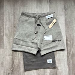 Dark oatmeal essentials shorts