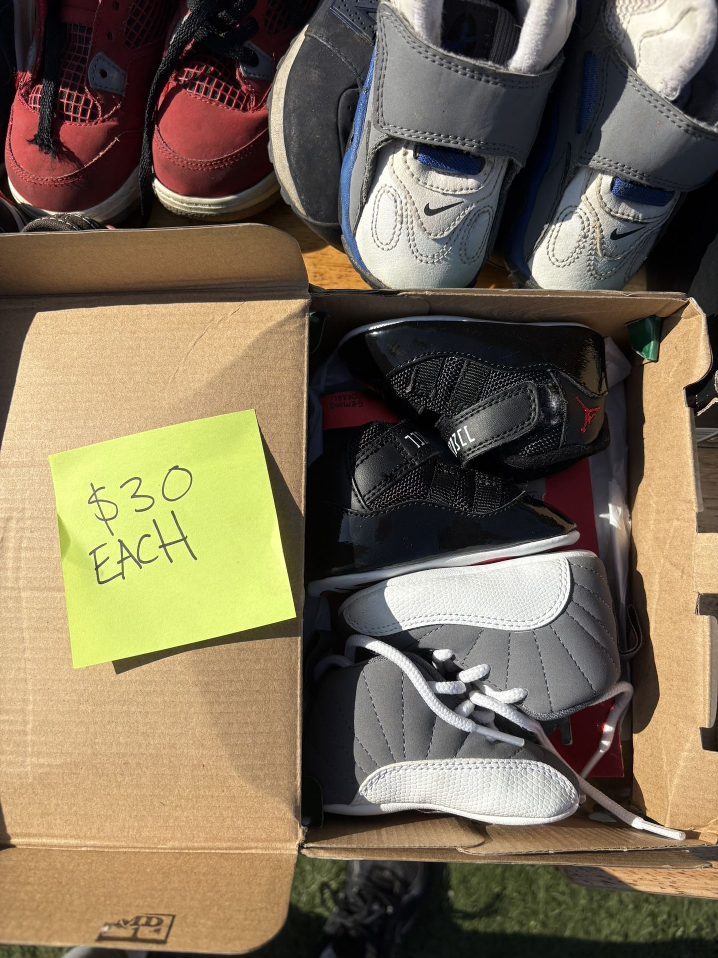 Baby Jordan 11 Bred And Jordan 12