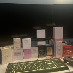 Lot Of Designer Colognes And Perfumes- Dior, Versace, Chanel, Etc.