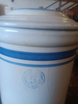 Vintage  stoneware #5 crocks