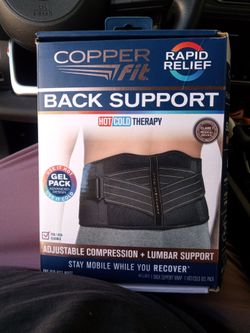 Copper Fit Back Support