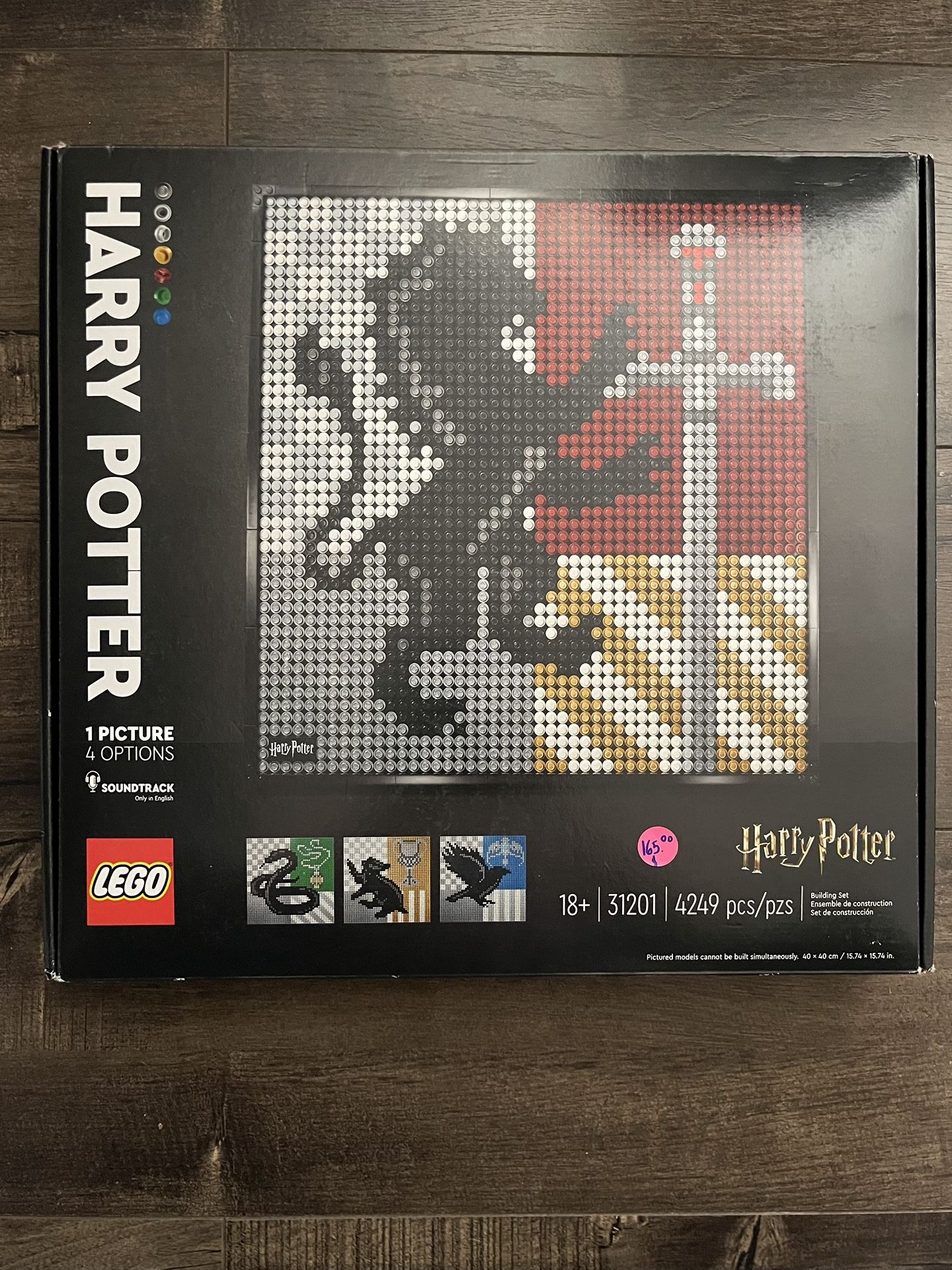 LEGO Art Harry Potter Hogwarts Crests 31201 Building Kit