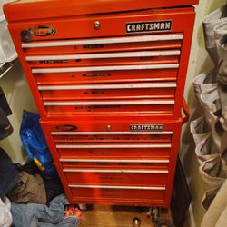 Craftsmen Rollaway Tool Box Full Of Tools 