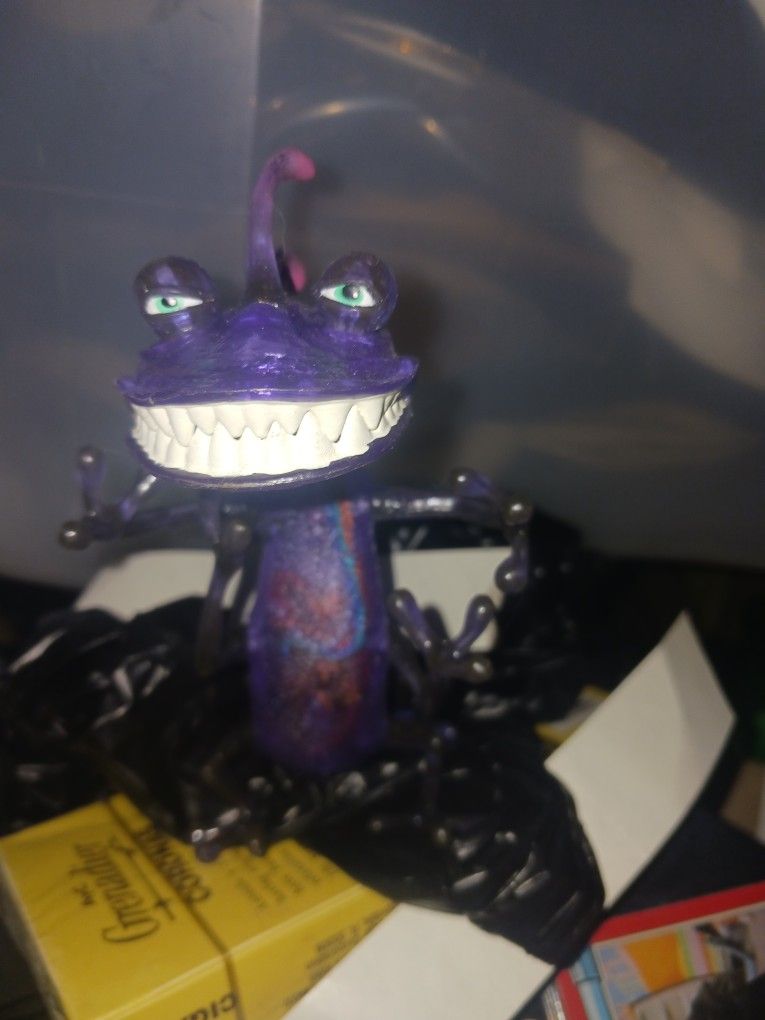 Vintage Disney pixar Monsters inc 2001 Randall Boggs 5" Talking Light Up Figure