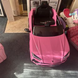 Toddler Pink Lambo Never Used 