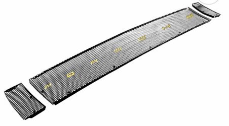 Porsche 914 engine grille set in the color black