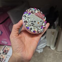 Led Makeup Mirror Hand Held Sanrio Hello Kitty