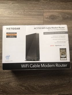 WiFi + cable modem router
