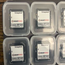 Brand new Kingston 128GB SDXC Memory Cards (SEALED)