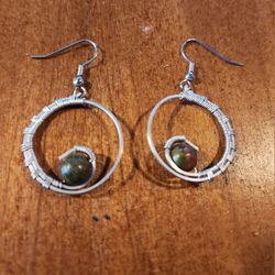 Sterling Silver With Unakite