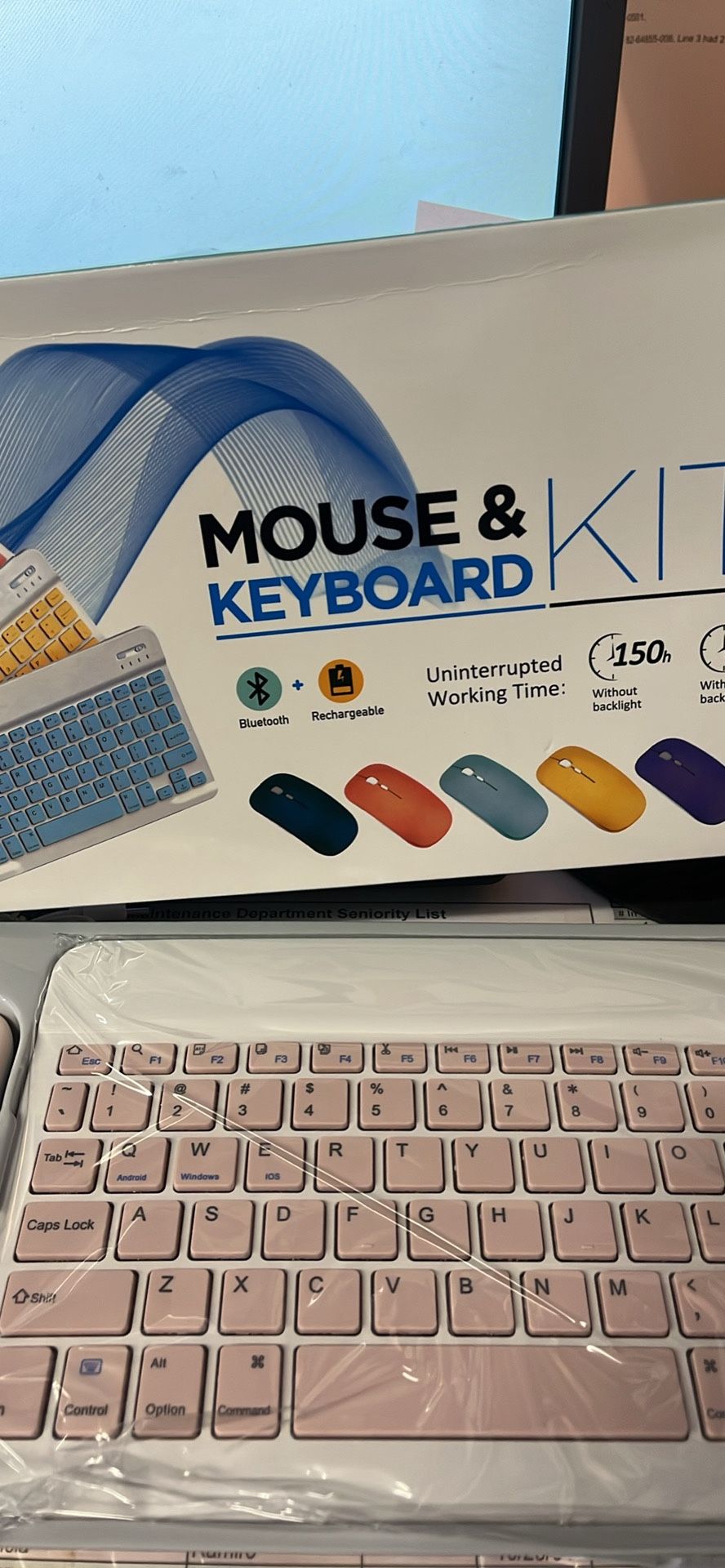 Mouse And Keyboard (Bluetooth)