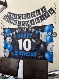 10th birthday decorations.