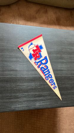Texas Rangers Baseball Pennant
