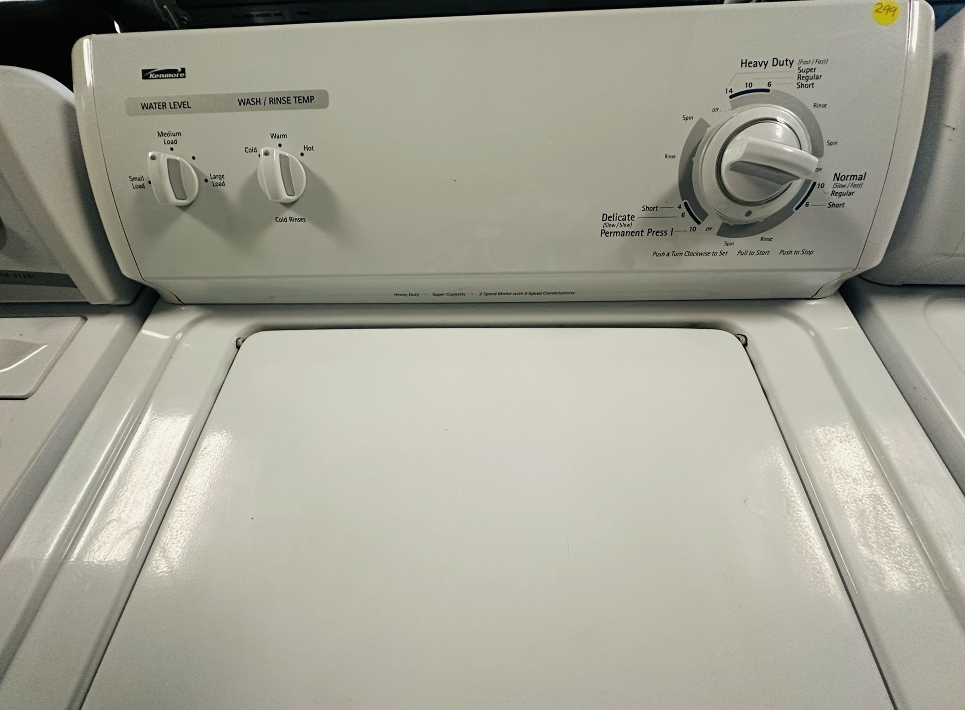 Kenmore Topload Washer