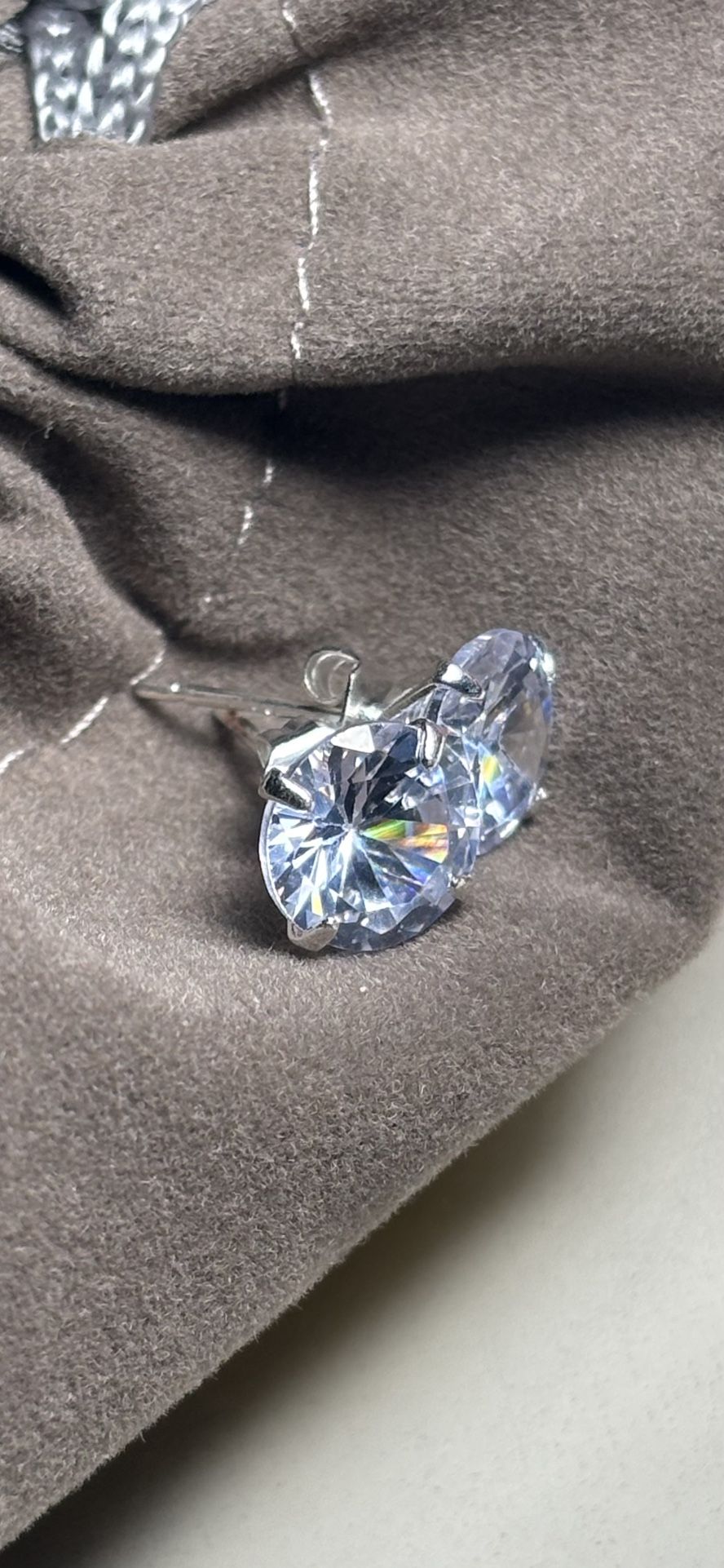 925 Silver Stud Earrings 8mm