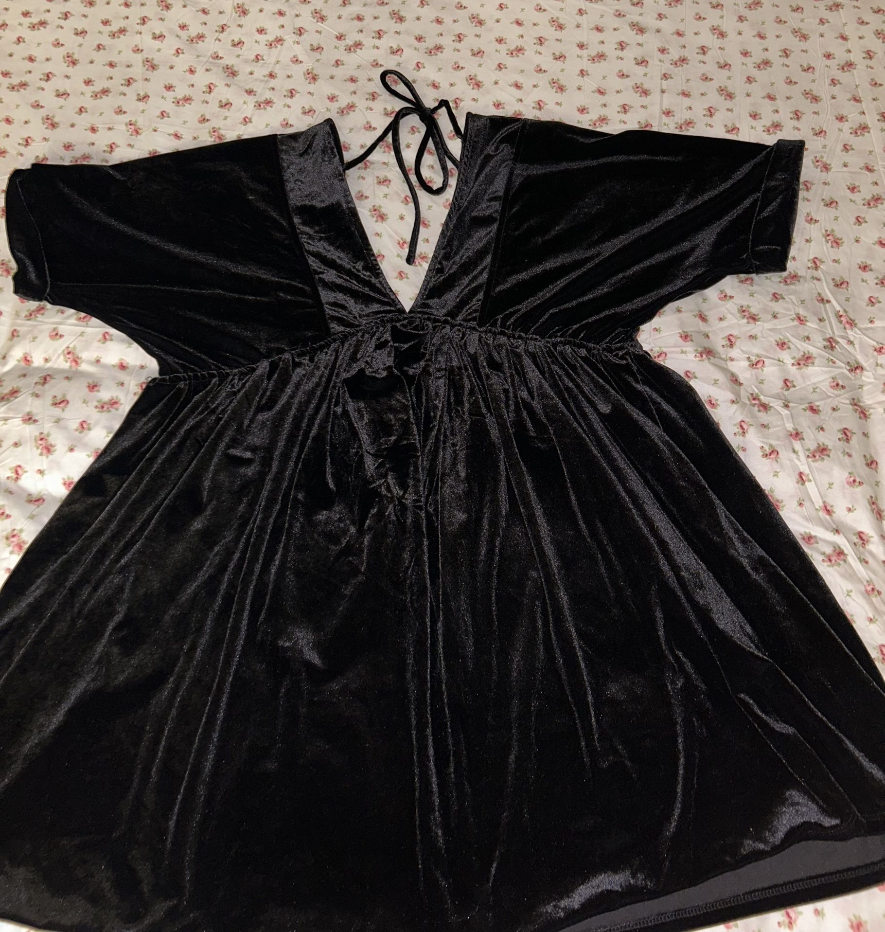 Black Velvet Dress