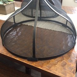 Set of 2  Heavy Duty Iron/Mesh Food Covers