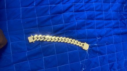 14k gold Cuban