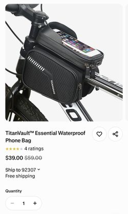 BRAND NEW! PHONE BAG FOR BIKE