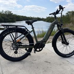 30MPH Electric Bike – 7 Speed PAS – Front Suspension – Brand New