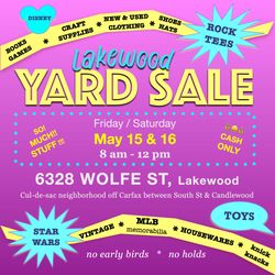 LAKEWOOD YARD SALE!!!
