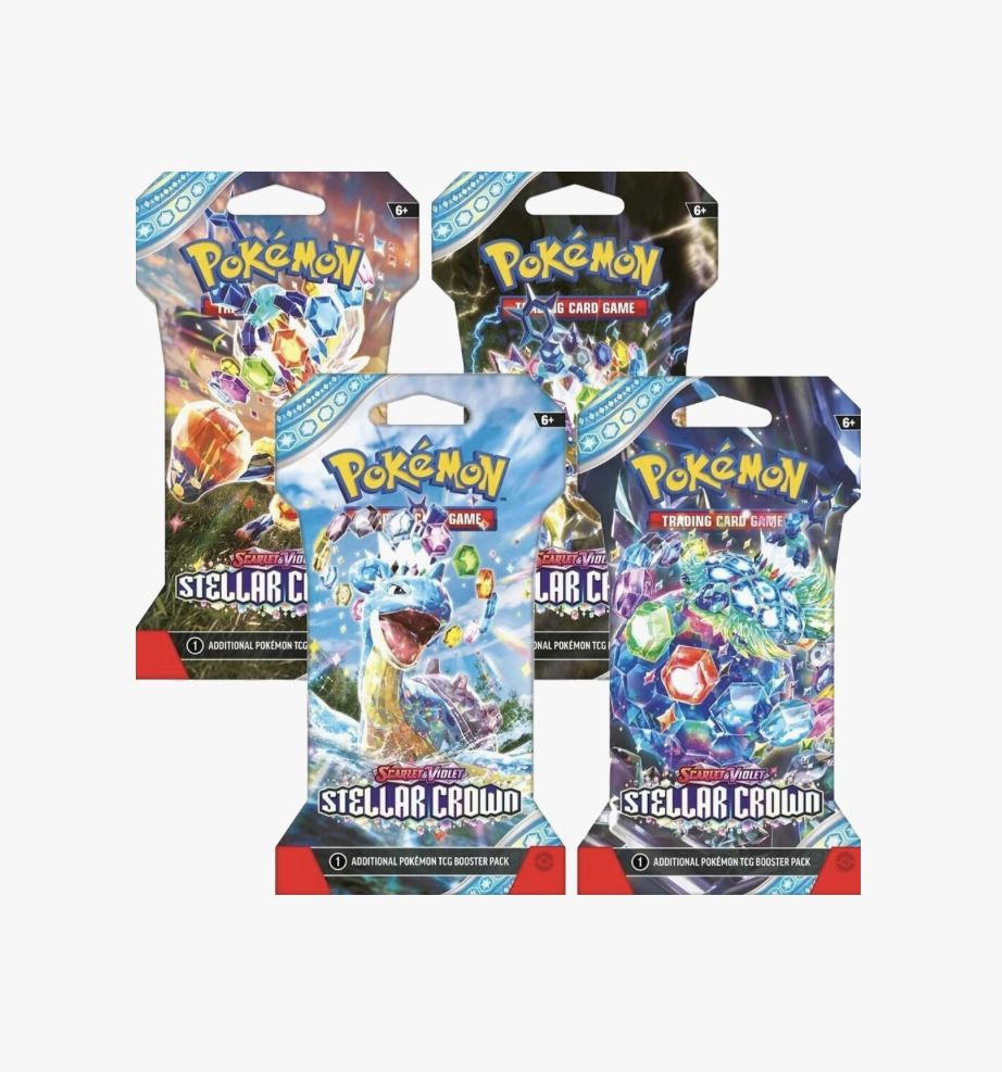 Pokemon TCG: Stellar Crown Sleeved Booster Packs *FACTORY SEALED*