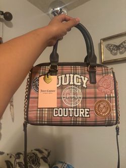 Juicy Couture Plaid Satchel Bag with Tags