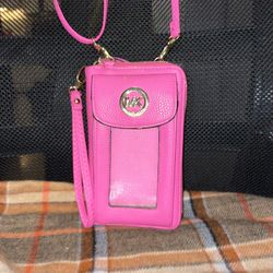 Pink MK Crossbody/phone purse