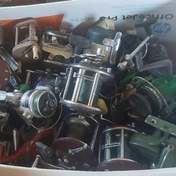 Box Of Assorted Reels 