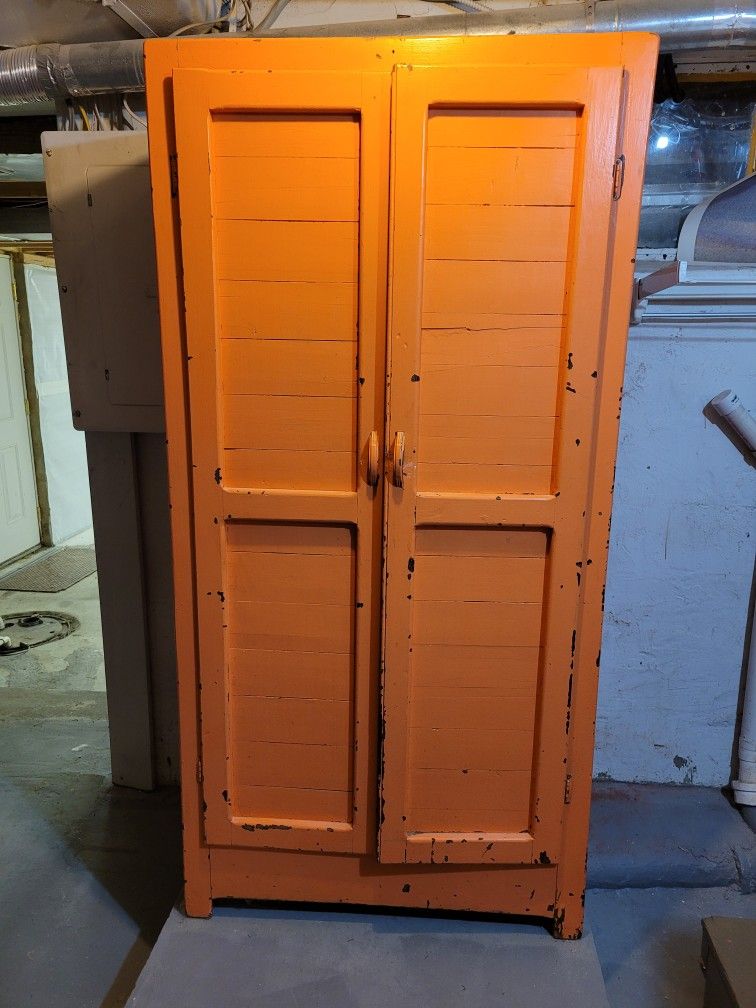Vintage Cedar Chest Armoire