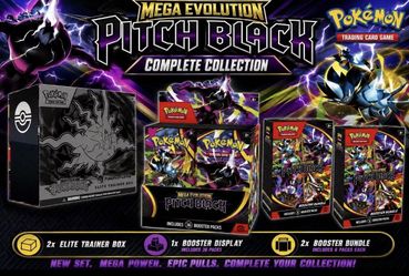 Pitch Black Pokemon Center ETB x2 + Booster Box + Booster Bundle x2 PREORDER