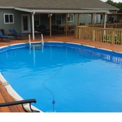 Oval Pool Liner.