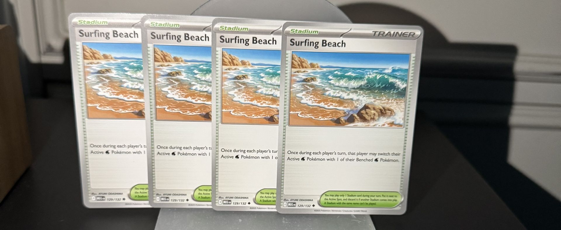 Pokémon Cards Surfing Beach $6