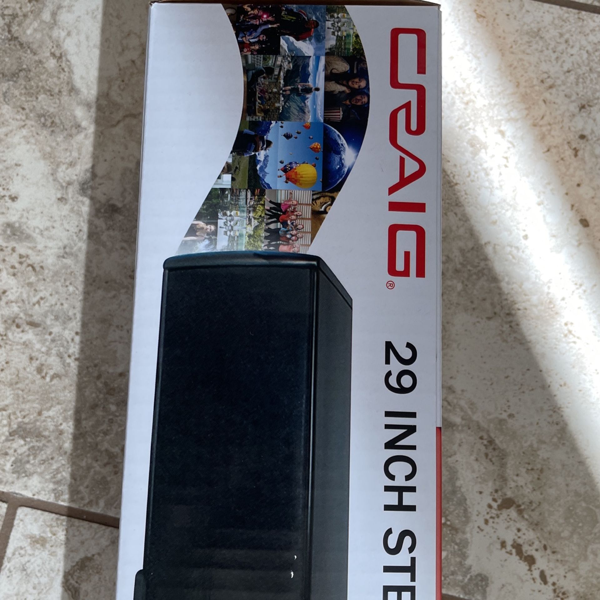 Craig CHT985C Black Bluetooth Wireless Technology 29 Sound Bar