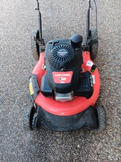 Craftsman mower with honda engine solid fires right up