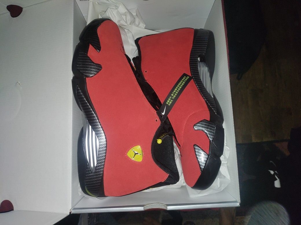 Air Jordan 14s Ferrari Size 10.5